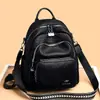 Mochila de piel sintética suave estilo coreano 2023, popular en Internet, de alta calidad, moderna, simple, versátil, bolsa de viaje casual