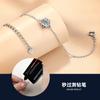 Pulsera Árbol de Banyan Plata S925 Clásica Seiko Moissanita Seis Garras Diseño Nicho Lujo Ligero Joyería de Mano Diamante Solitario Trendy