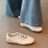 Zapatos de Entrenamiento Alemanes Planos Estilo Ballet para Mujer, Nuevos Zapatos Mary Jane Slip-On Versátiles y Elegantes de Verano, Zapatos Gump
