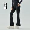 Calça Flare Yoga Ningbo Dashu Cintura Alta Bumbum Bonito Casual Micro-ajustada Calças Fitness Stretch Emagrecedora Apertada Perna Larga
