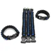 Pulsera de Paracord de Venta Caliente Suministros para Exteriores Pulsera de Paracord de Siete Hilos Tejida a Mano Pulsera de Muñeca Regalo Promocional Pulsera