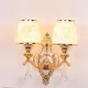 Luminária de Cabeceira Luminária de Parede de Vidro LED Quarto Lâmpadas Criativas Luminária de Parede Sala Novo Quarto Casa Estilo Europeu de Alta Qualidade