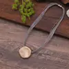 Colar Longo Cruzado Quente Geométrico Flor Vazada Amor Feminino Pingente Irregular Escovado Exagerado de Alta Qualidade