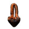 Bolso Cruzado de Peluche Imitación Raccoon Transfronterizo Europeo y Americano Piel Sintética Gran Capacidad Invierno ..