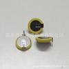 Pila de botón CR1632 con terminales de soldadura, distancia entre terminales 16 mm, pila de botón de 3 V soldable según sea necesario