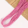 Banda elástica redonda de 0.8-2.0 mm, cordón elástico de látex colorido para joyería, manualidades hechas a mano y pulseras