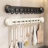 Gancho de ventosa corrugado de lujo ligero, nuevo, desmontable, multiusos, para cocina y baño, lavable y reutilizable.