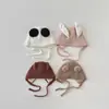 Chapéu de Bebê Yipan Inverno Novo Lindo Animal Chapéu de Tricô para Menino de Bebê Mais Algodão À Prova de Vento Quente Proteção de Orelha Chapéu