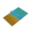 CÉLULA DE HULL Chapa de Latão 0,2 Chapa Hassel 0,3 Chapa de Latão Película Unilateral Experimento de Eletrodeposição Teste da Célula de Hull