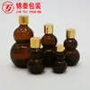 Garrafa cabaça dupla para chá 10ml 20ml 30ml 50ml 100ml garrafa cosmética cabaça garrafa de óleo essencial