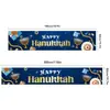 Amazon Transfronteiriço Novo Candelabro Hanukkah Judaico Banner Decoração de Jardim Suprimentos para Festa Tecido de Fundo