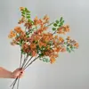 Flores artificiales de flor de robinia y lila para decoración del hogar, arreglos florales estilo wabi-sabi, decoración de bodas y escaparates