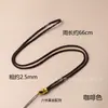 Cordón para Collar Colgante de Jade y Cera de Abeja Cuerda Trenzada Hecha a Mano al por Mayor Arena Dorada Accesorios con Mantra de Seis Palabras