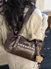 Elegante bolso retro de gran capacidad para mujer, nuevo bolso de hombro de moda 2026 para ir al trabajo, bolso tote relajado y bolso de axila