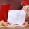 Cubierta de Certificado de Honor de Mesa de una Sola Página A4 Perlada, Carta de Nombramiento, Carta de Autorización, Regalo de Graduación, Páginas Interiores y Marco Exterior
