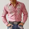 Nueva Camisa Amazon para Hombre, Transfronteriza Europea y Americana Casual Versátil de Alta Calidad Estampado a Cuadros Camisa de Manga Larga para Hombre