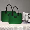 Bolso de mano de fieltro de dos colores, bolso de regalo, bolso de mano de fieltro portátil, sencillo y moderno, venta al por mayor de fábrica, novedad de 2023