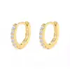 Brincos Clássicos de Diamante Colorido Mais Vendidos na Amazon Europeia e Americana, Brincos e Acessórios Elegantes de Alta Qualidade
