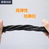 Tubo de silicona negra, manguera de grado alimenticio, carcasa de caucho de silicona resistente a altas temperaturas, máquina de succión de granos, máquina de impresión, manguera de automóvil, elasticidad.
