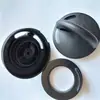 Acessórios de cozinha tampa de panela de plástico botão topo conta de tampa de panela alça com furo respirável conta da tampa