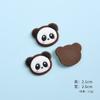 Simulação de desenho animado chocolate biscoito resina acessórios atacado artesanal faça você mesmo casa de brincar material pacote acessórios para cabelo adesivos de geladeira