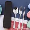 Cuchillo, Tenedor y Cuchara Creativos de Acero Inoxidable para Mesa Occidental, Juego de Cubiertos para Mesa Occidental de Filete, Venta al por Mayor