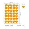 Pegatinas Decorativas de Corazón de Recompensa para Niños, Coloridas, Escribibles, Sobres de Regalo para el Día de San Valentín, Tarjetas de Felicitación, Etiquetas Autoadhesivas