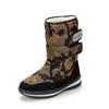 Botas de nieve para hombres y mujeres de camuflaje negro de pelo largo en tamaño grande para ayudar a los fabricantes mayoristas y minoristas de una generación de cabello