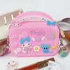 Pikachu de Silicona Bolso Cuadrado Pequeño Nuevo Bolso Cruzado de Dibujos Animados Bolso Versátil con Cadena Lindo Bolso Portátil para Niños para Monedas y Tarjetas