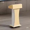 Podio, mesa del orador, mostrador de recepción, mostrador de bienvenida del hotel, mesa del anfitrión de la conferencia, mostrador del conserje, mostrador de recepción de invitados, mesa del maestro de ceremonias