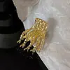 Pinza de Mano de Fantasma Gótico con Pliegues Accesorio de Cabello de Alta Gama para Flequillo Europeo y Americano Flequillo Lateral Accesorio de Cabello de Halloween para Mujeres