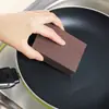 Esponja abrasiva de diamante para remoção de ferrugem, esponja de limpeza de cozinha, pano de prato, artefato para limpar panelas, escova para fundo de panela, removedor mágico de sujeira preta