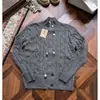 Cardigan de Punto para Hombre Otoño Invierno 2026 Suéter Holgado Casual Versátil Ropa Exterior Superior