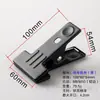 Abrazadera para Lámpara de Escritorio, Abrazadera Grande de Hierro, Abrazadera Tipo C con Forma de I, Soporte de Escritorio con Agujero para Tornillo, Accesorios para Lámpara de Mesita de Noche