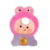 Novo Animal Cartoon Luminoso Resina Grão Fofo DIY Decoração de Mesa Pequenos Enfeites Caixa Surpresa Fofa Boneca Pequena Feita à Mão