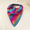 Miaode 2026 Nuevo Pañuelo Triangular con Degradado Láser Arcoíris Accesorio Elástico para el Cabello para Mujeres con Alta Elasticidad y Diseño Elástico Diadema