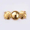 Hardware de Artesão Dinastia Han Cheongsam Fivela de Metal para Sogra Estilo Chinês Retro Fivela Par de Fivelas para Roupas de Traje Antigo Fivela Decorativa