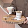 Combo Portavasos Red Celebrado Taza de Café Portavasos de Panal Cartón para Bebidas de Té con Leche Desechable Exhibidor de Vasos