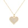 Joyería para el Día de la Madre Ventas Calientes Transfronterizas Baño de Oro Real Cobre Aretes de Amor Collar de Acero Inoxidable de Alta Gama Europeo y Americano Aretes para Mujer