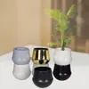 Novo Vaso de Flores Criativo em Formato de Cogumelo, Vaso de Flores Elegante em Imitação de Porcelana, Planta em Vaso para Escritório, Planta Verde para Varanda, Vaso de Flores para Presente