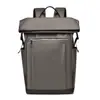 Mochila de Viaje para Commuting de Negocios para Hombres, Mochila Sencilla para Hombres, Gran Capacidad, Resistente al Agua, Mochila para Laptop con Cierre Enrollable