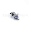 Jiang Ti F136 clavo de titanio para hueso del oído oreja de gato diamante checo transfronterizo popular cuerpo de aleación de titanio G23 joyería de piercing pendientes