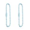 Accesorios de Joyería DIY Hechos a Mano Hierro Pintura en Spray Cadena de Cuentas Onduladas Hebilla de Material para Hacer Llavero Cadena Colgante Hebilla Colgante para Muñeca