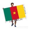 Atacado Amazon tamanho do pé 3*5 pés 90*150cm bandeira de Camarões poliéster suporte de bandeira