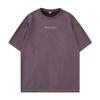Camiseta de Manga Curta com Letras Contrastantes de Marca da Moda para Homens e Mulheres, Bordada Casual Versátil para Casal Solta
