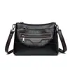 Bolsa de Ombro de Mão Feminina 2025 Outono Nova Grande Capacidade Textura Fashion Bolsa Carteiro Atmosfera Elegante Bolsa Carteiro Feminina