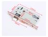 Puerta interior silenciosa pequeña 50 grande 50 grande 58 vintage cuerpo de cerradura de cobre cuerpo de cerradura de acero inoxidable accesorios de puerta interior cerradura de dormitorio