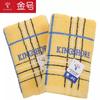 Toalla de oro genuino a cuadros simple para adultos, toalla facial de algodón para el hogar, toalla facial suave y absorbente, venta al por mayor