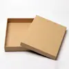 Em estoque caixa de papelão caixa de presente de papel kraft porta-retrato grande mesa caixa de presente de cartão preto atacado