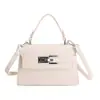 Bolsa Pequena Simples para o Dia a Dia para Mulheres 2026 Nova Moda Elegante com Textura Bolsa de Ombro Transversal Bolsa de Mão Tendência Primavera e Verão Bolsa Kelly
